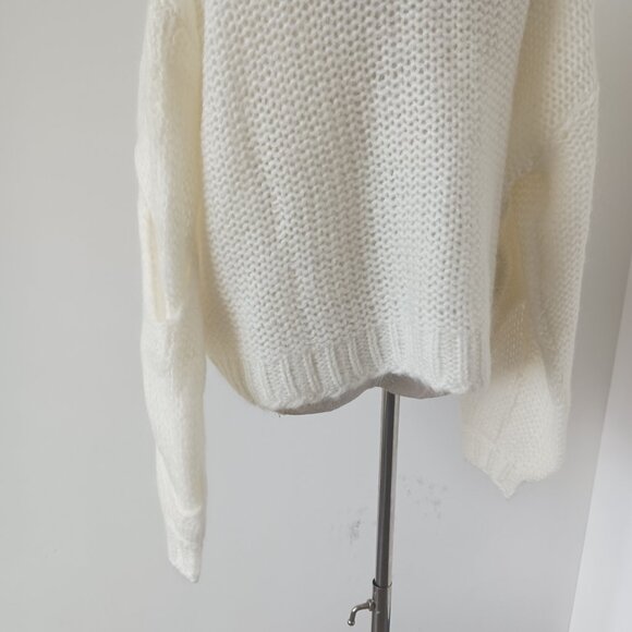 Loewe Anagram Cable-Knit Sleeve Sweater - Picture 10 of 11